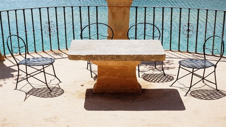 plaster coffee table