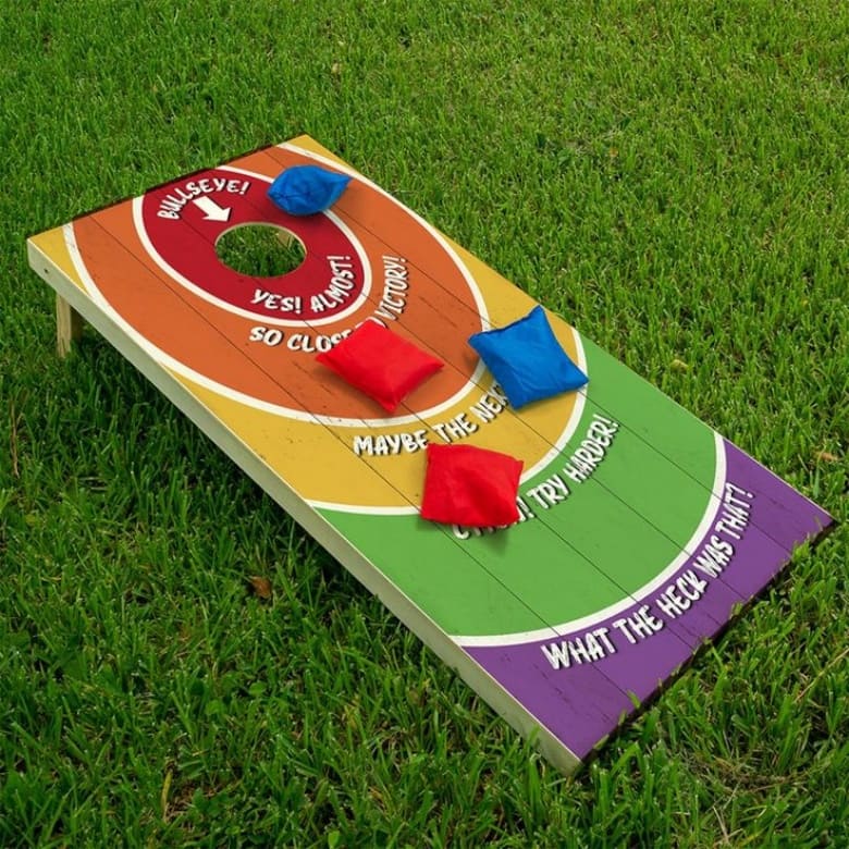 corn hole game distance