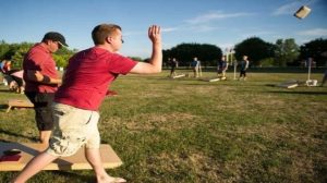 cornhole hole to hole distance